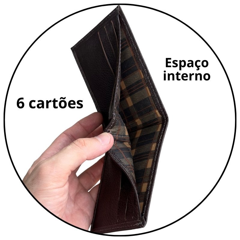 carteira masculina couro legitimo mahai paciencia marrom descricao 2