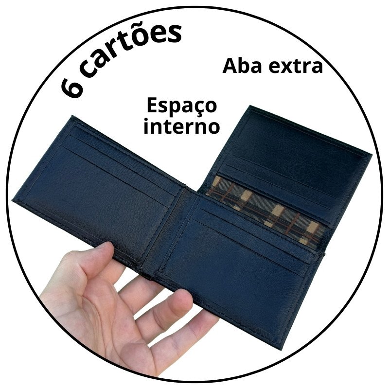 carteira masculina couro legitimo mahai mariscal preta descricao 2