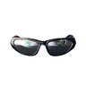 oculos de sol sym preto brilho lente espelhada sym06 3
