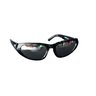 oculos de sol sym preto brilho lente espelhada sym06 4