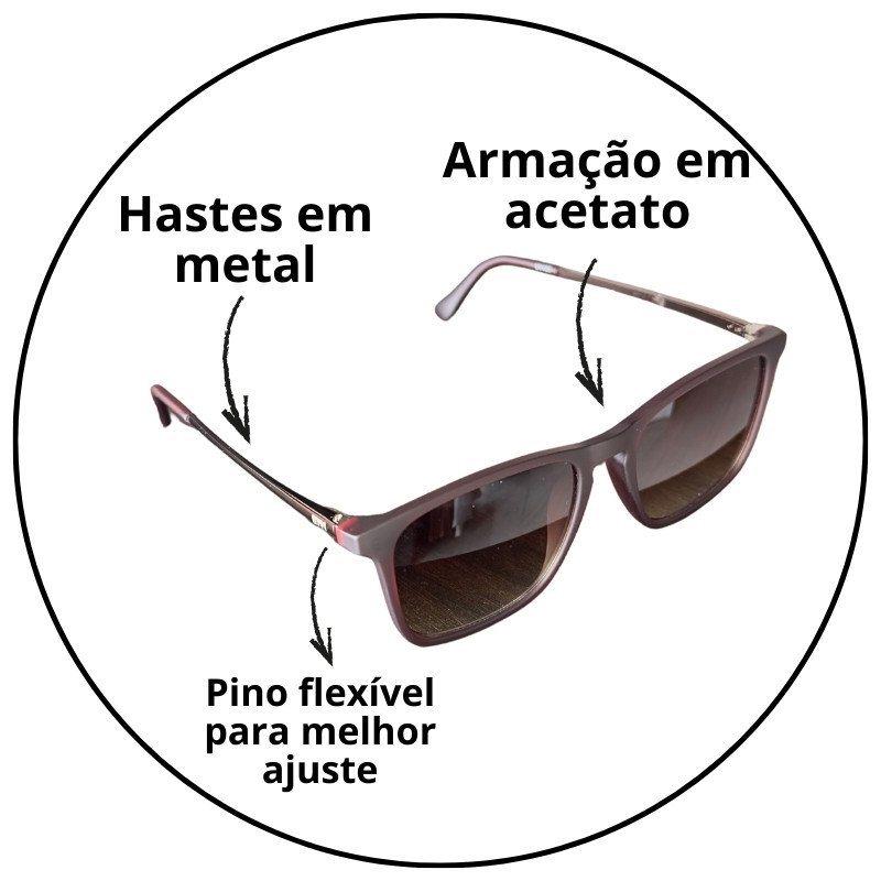 oculos de sol sym marrom lente degrade sym01 descricao 2