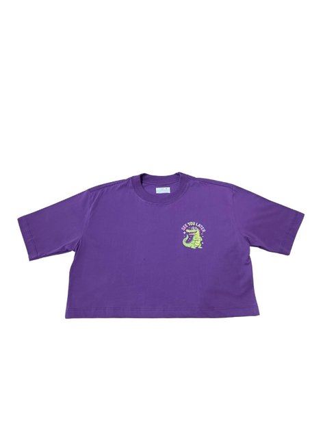cropped camiseta street mahai jacare see you later roxo 1