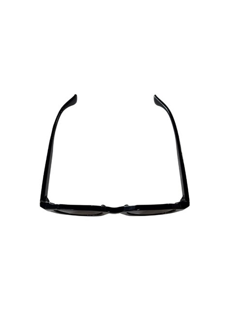 oculos de sol sym preto brilho lente marrom sym12 4