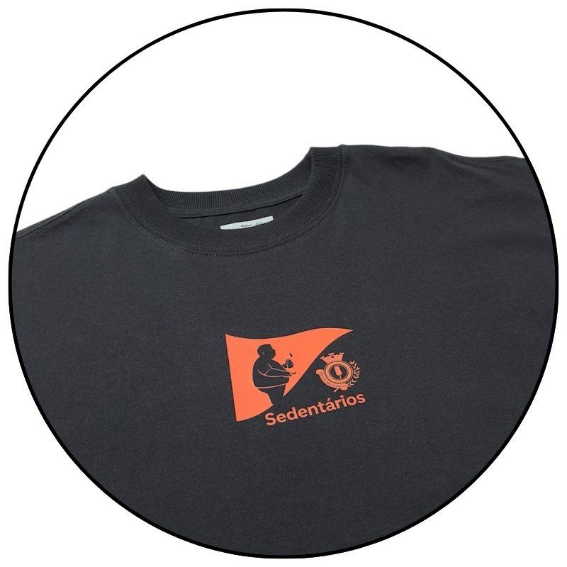 camiseta masculina reino do garcia sedentarios preta descricao 2