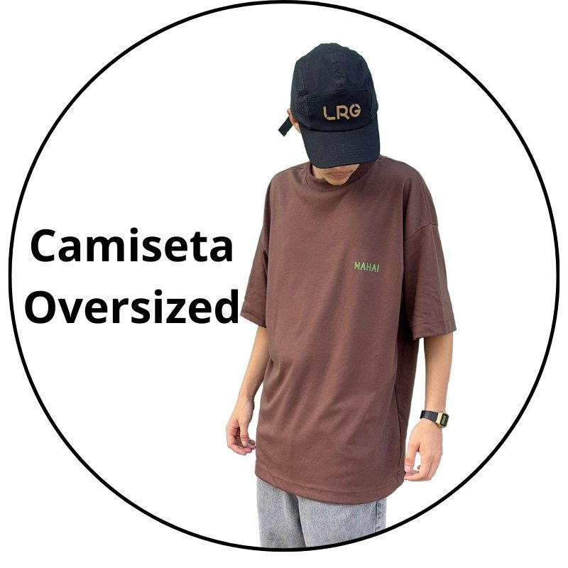 camiseta masculina oversized mahai ovelha negra marrom descricao 1