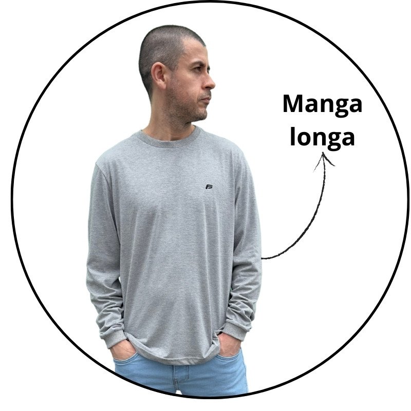 camiseta manga longa freesurf mini logo cinza mescla descricao 1