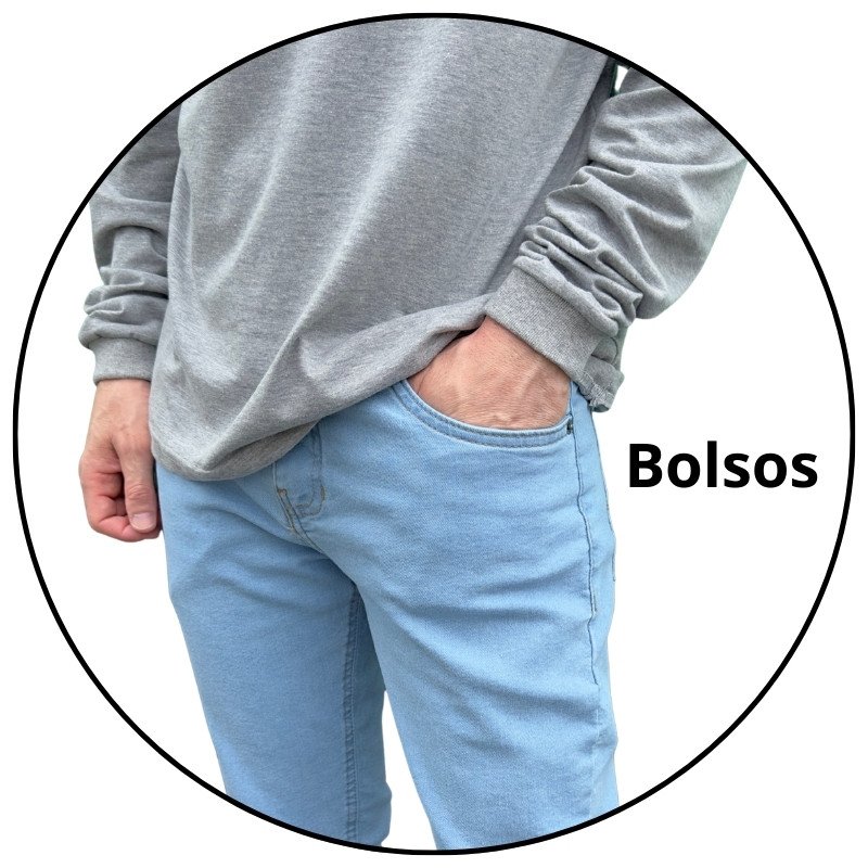 calca jeans masculina slim via grafit azul claro descricao 2