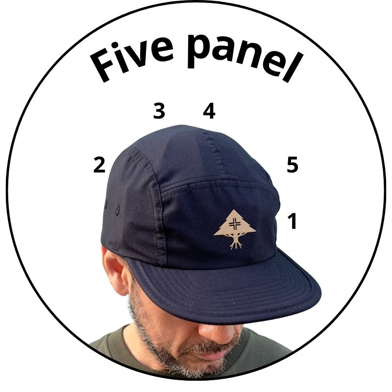 bone five panel lrg fordable preto descricao 1