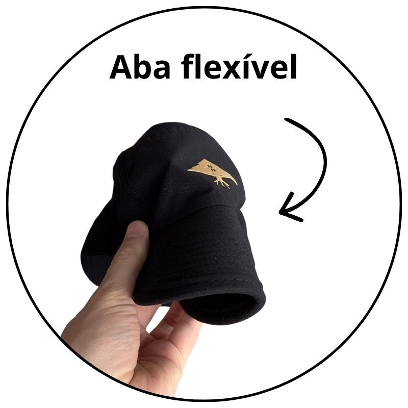 bone five panel lrg fordable preto descricao 2