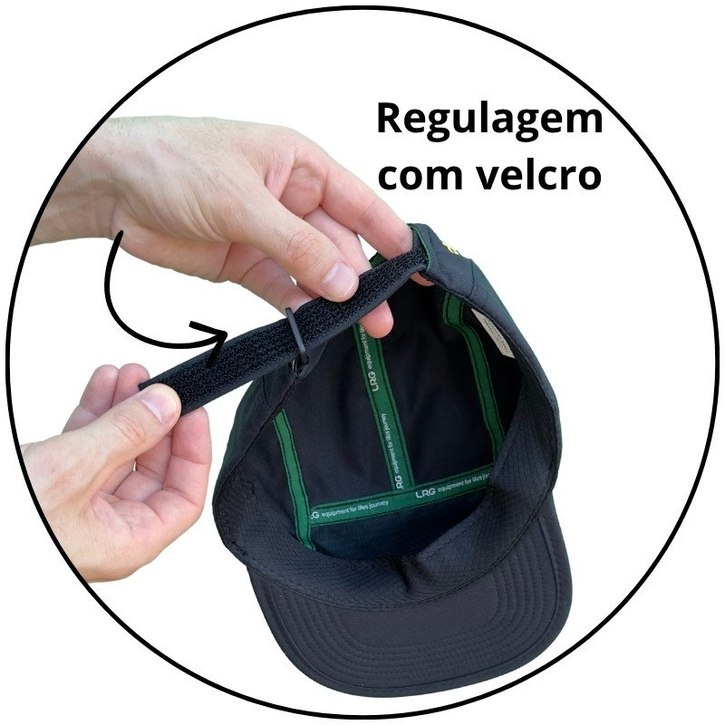 bone five panel lrg fordable preto descricao 3