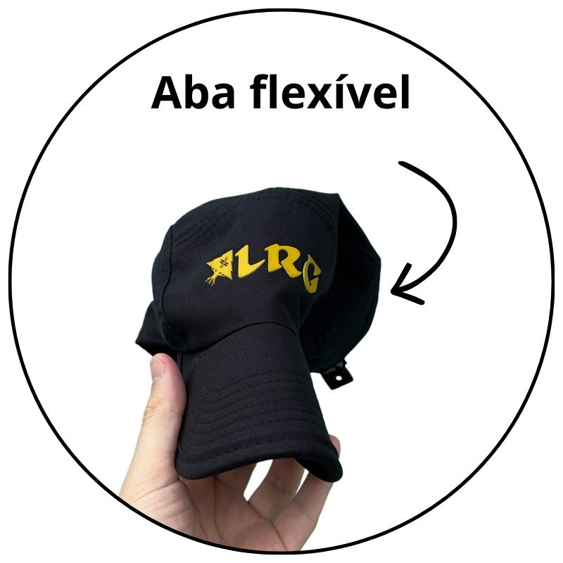 bone five panel lrg equal preto descricao 2