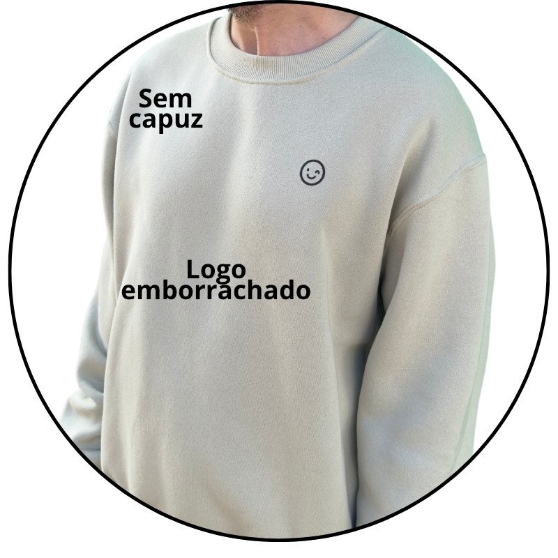 casaco moletom careca orange essential verde claro descricao 1