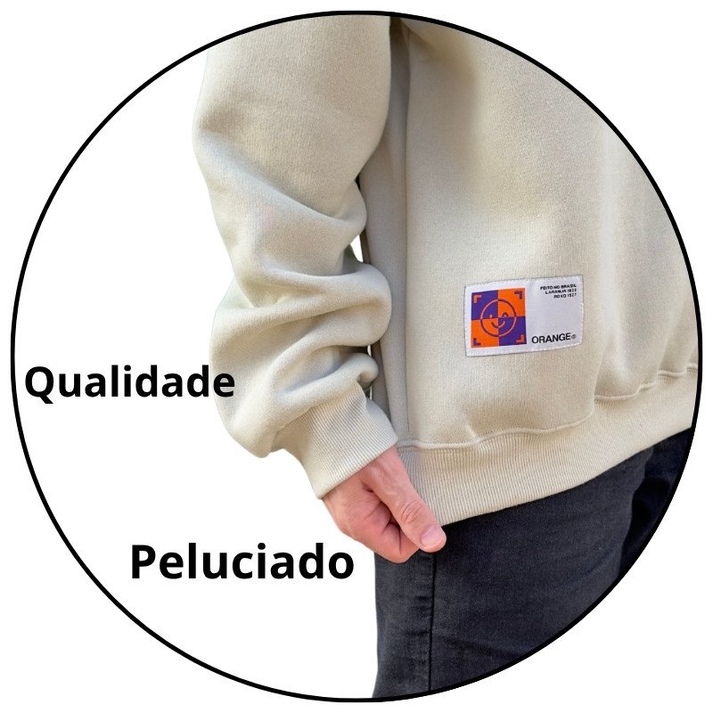 casaco moletom careca orange essential verde claro descricao 2