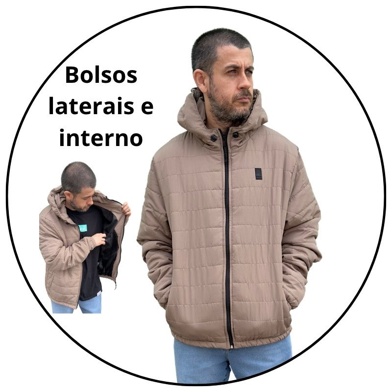 jaqueta masculina freesurf especial classic caqui descricao 2