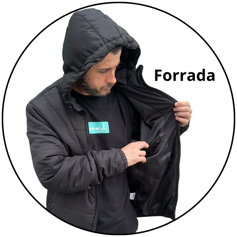 jaqueta masculina freesurf especial classic preta descricao 3