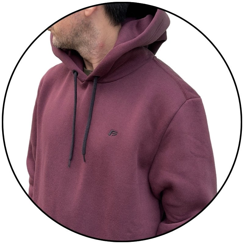 casaco moletom canguru fechado freesurf mini logo bordo descricao 2