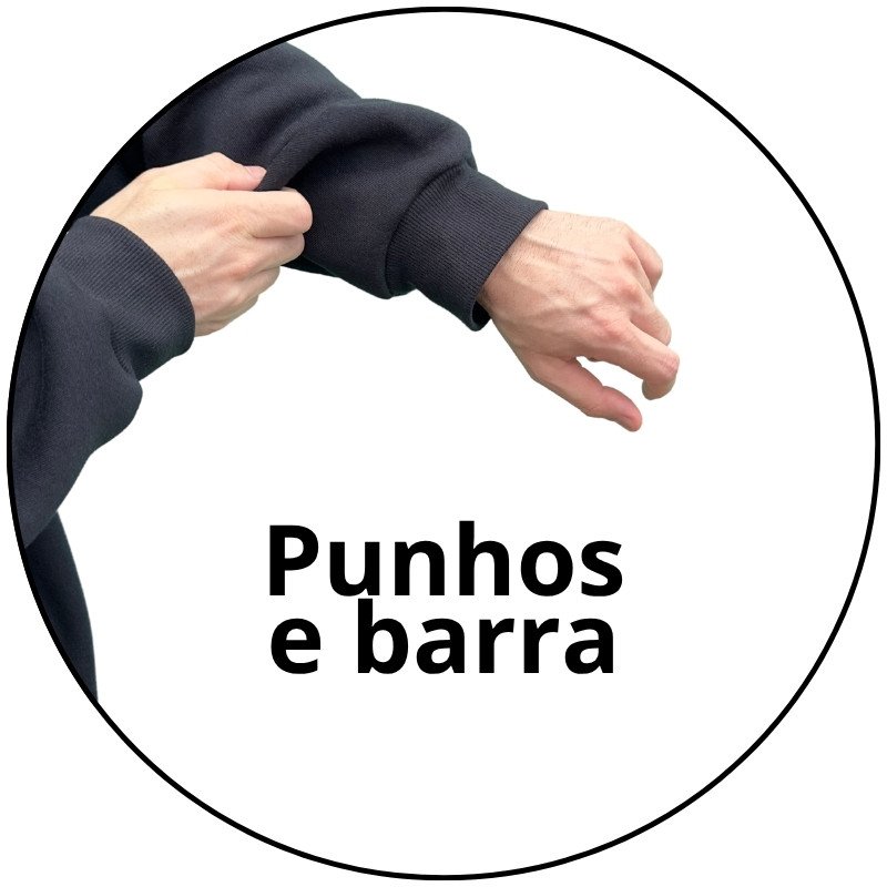 casaco moletom careca orange essential preto descricao 3