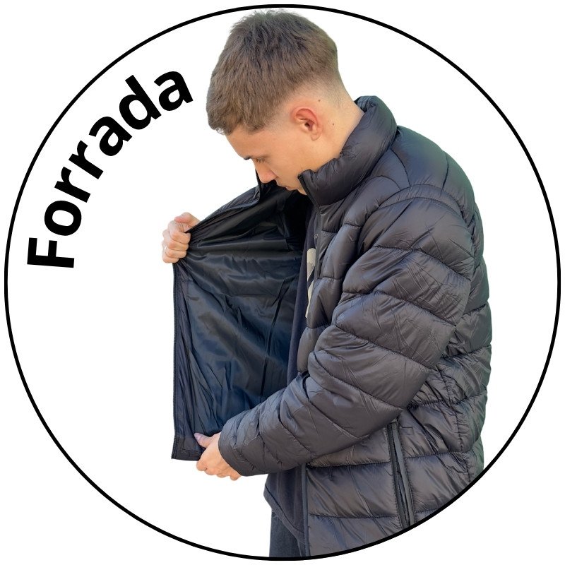 jaqueta masculina puffer open shock preta descricao 3