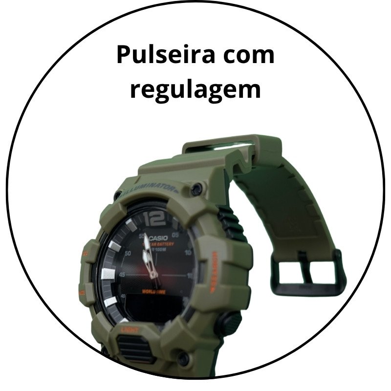 relogio de pulso casio standard analogico digital hdc 700 3a2vdf sc verde visor escuro descricao 2