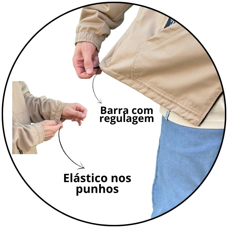 jaqueta masculina sarja lrg elevated worker jacket areia descricao 3