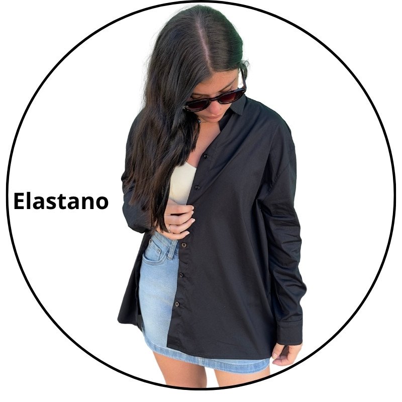 camisa feminina over tricoline iana preto descricao 2
