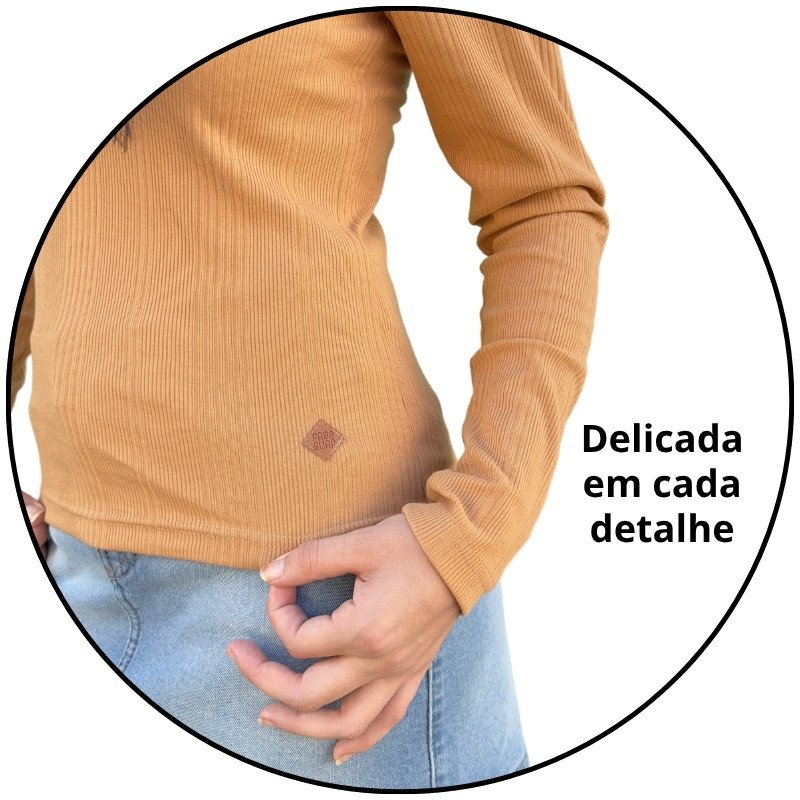 blusa manga longa canelada freesurf valen marrom descricao 3
