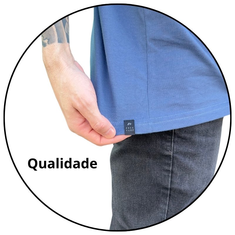 camiseta masculina freesurf essential logo azul marinho descricao 1