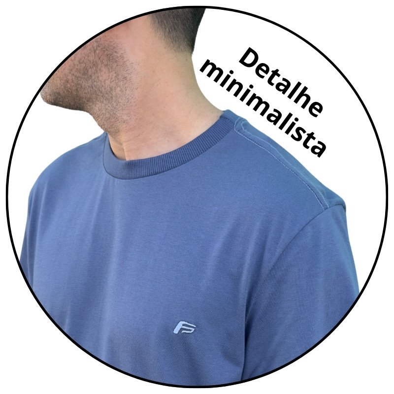 camiseta masculina freesurf essential logo azul marinho descricao 2
