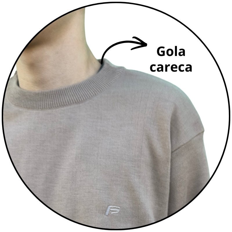 casaco sueter tricot masculino freesurf basic bege descricao 3