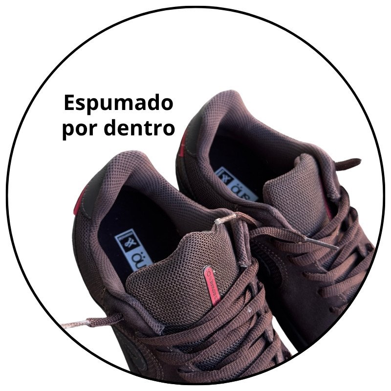 tenis ous imigrante marrom chocolate essencial descricao 2