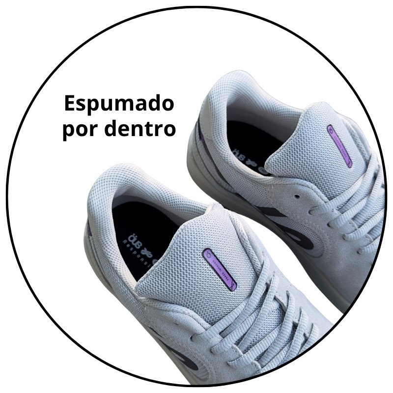 tenis ous imigrante cinza nuvem furta cor essencial descricao 2