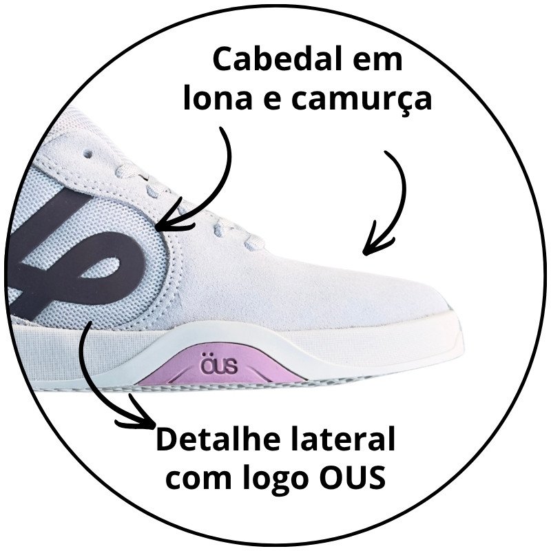 tenis ous imigrante cinza nuvem furta cor essencial descricao 3