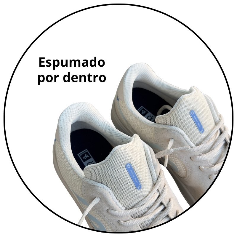 tenis ous imigrante bege creme uv essencial descricao 2