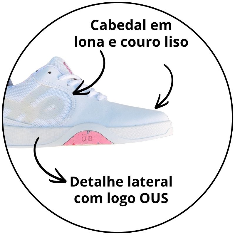 tenis ous imigrante branco chicle ecolab oe descricao 3