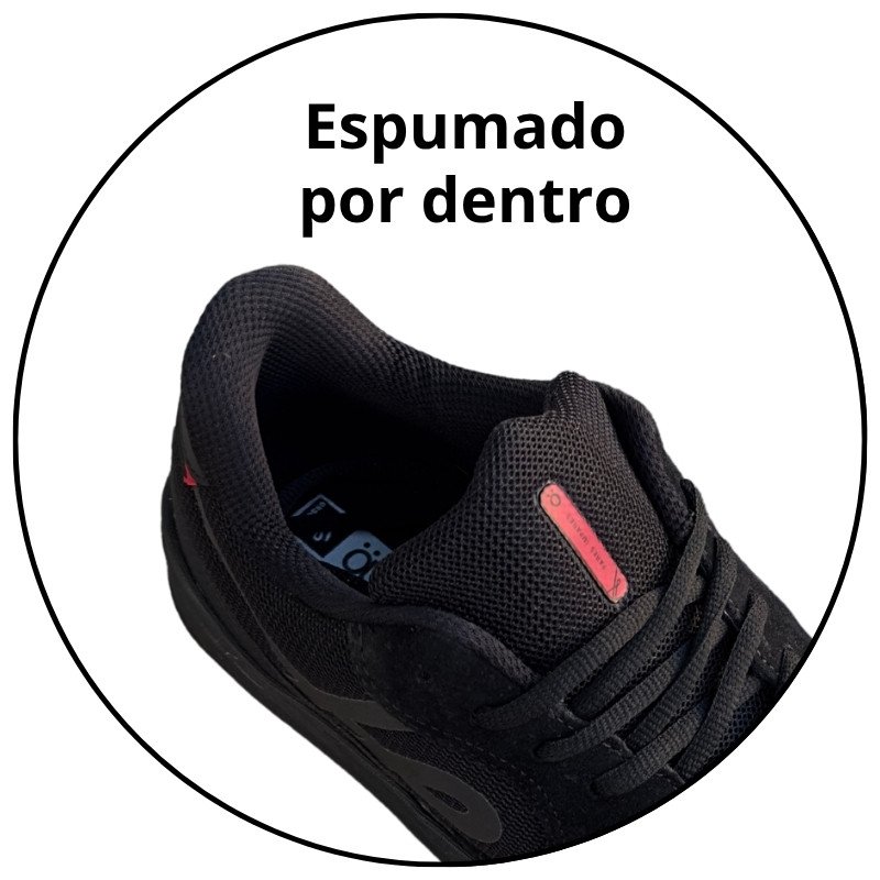 tenis ous imigrante preto cereja reflect essencial descricao 2