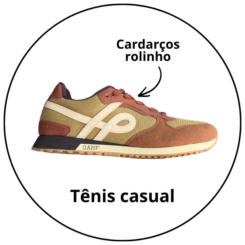 tenis ous oamf marrom cognac descricao 1