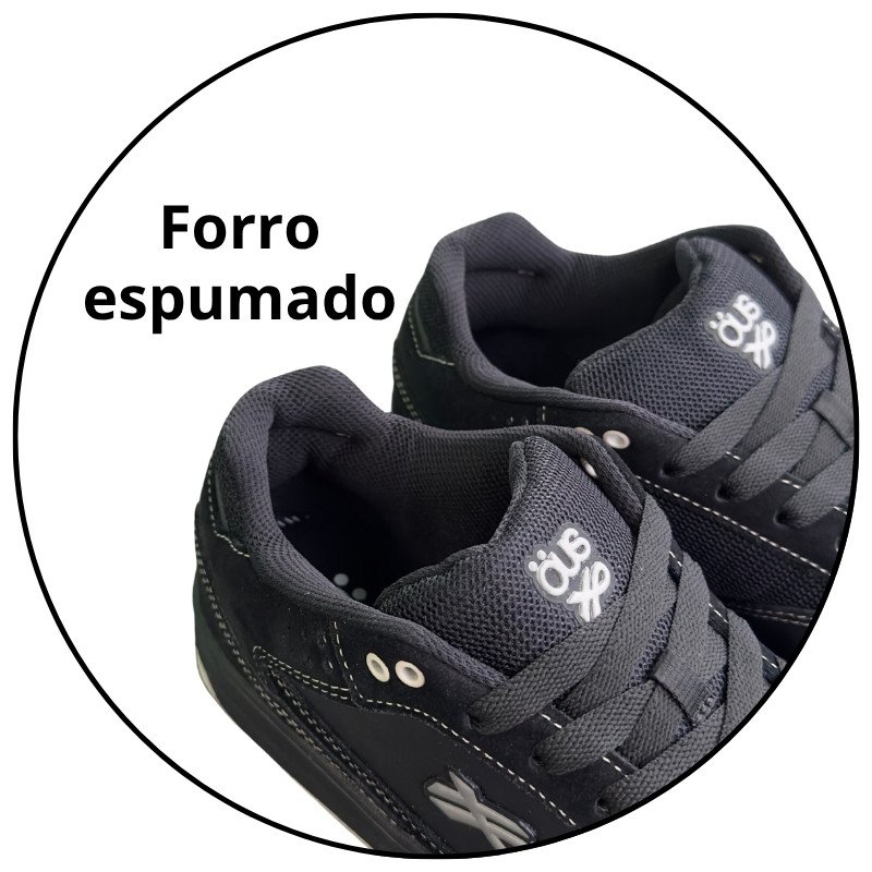 tenis ous sousa preto areia cinza imperial descricao 2