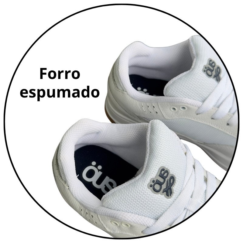 tenis ous sousa branco latex imperial descricao 2