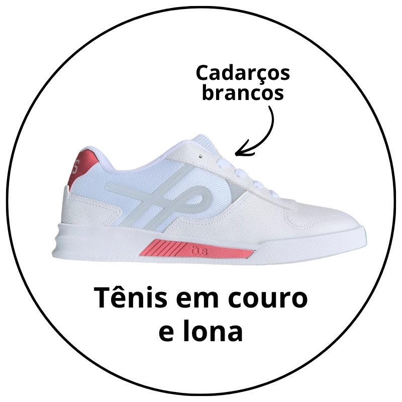 tenis ous gomes branco silver bordo refletivo descricao 1
