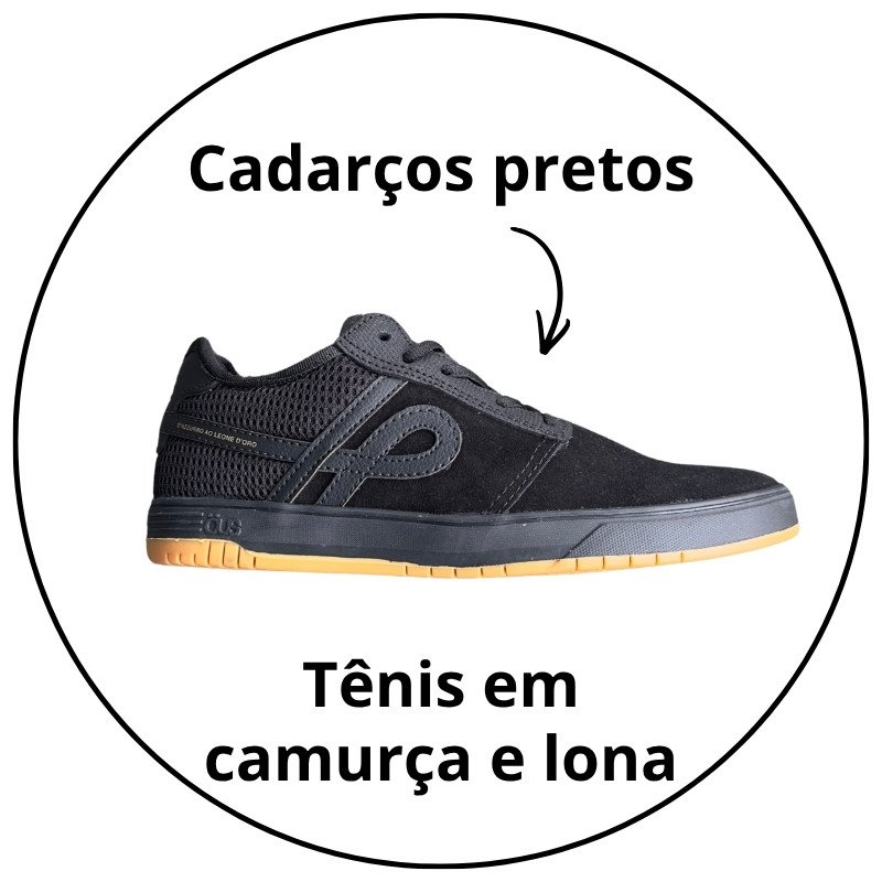 tenis ous naccarato all black gold essencial descricao 1