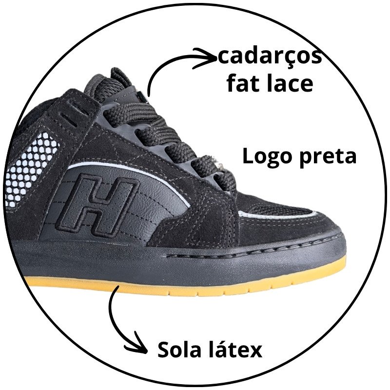 tenis hocks bold preto espectro descricao 3
