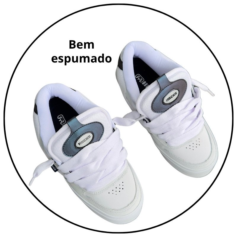 tenis hocks puff safira branco descricao 2