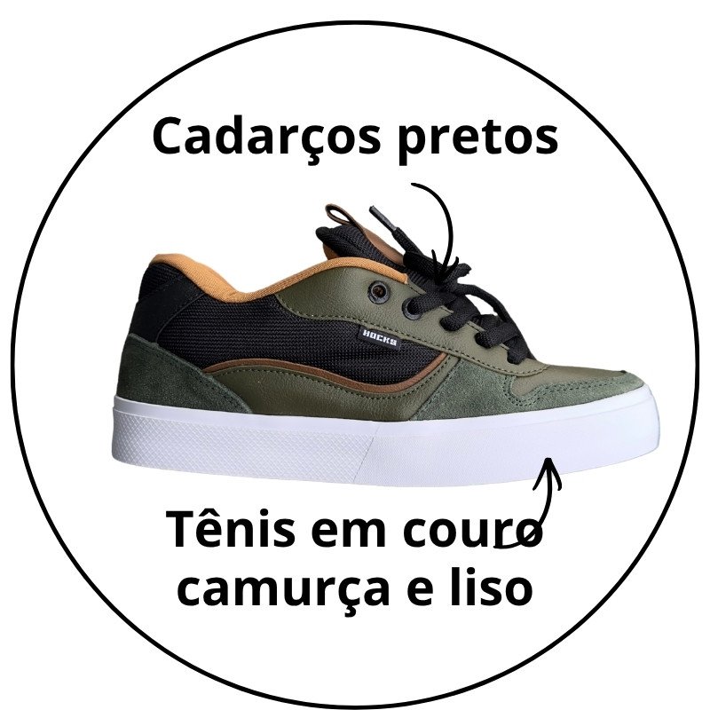 tenis hocks puff roots preto verde descricao 1