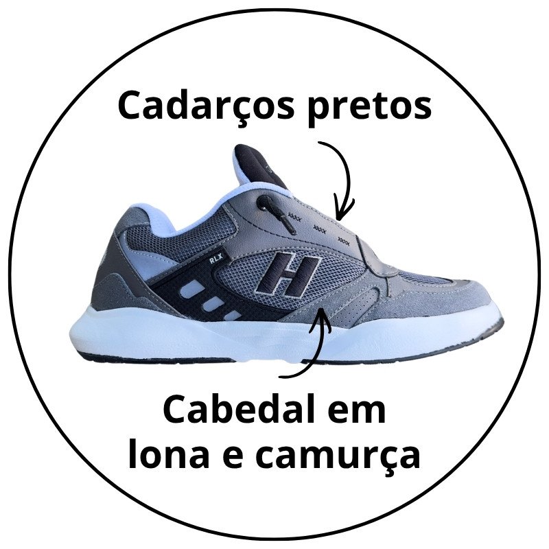 tenis hocks rlx baggy asfalto cinza descricao 1