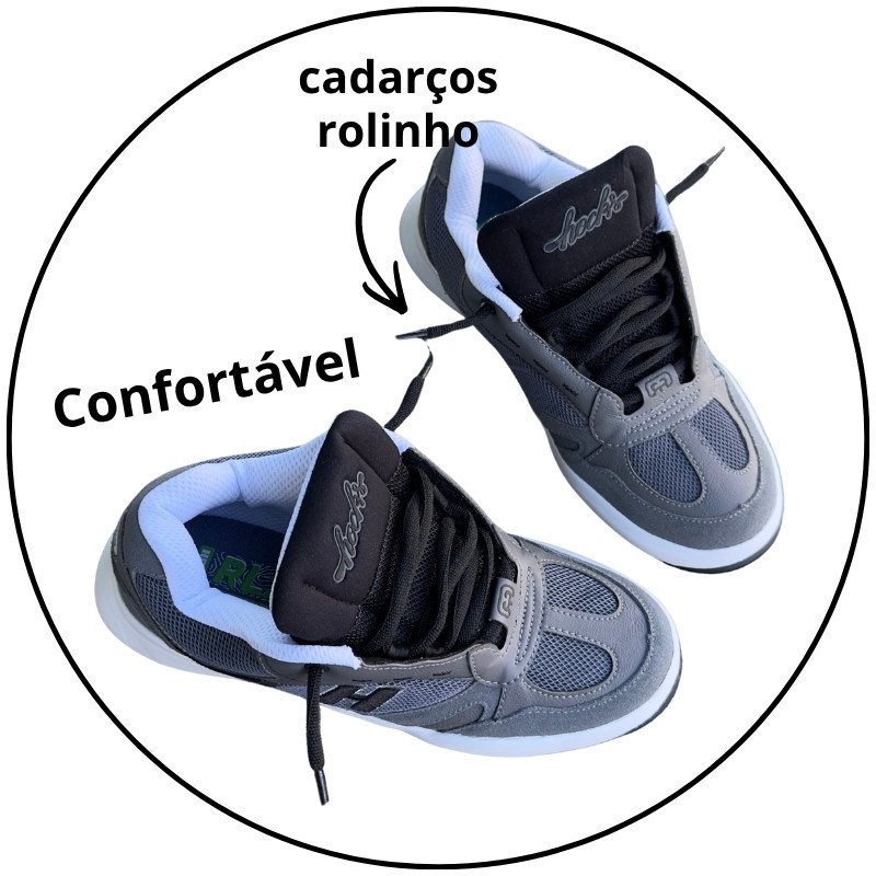 tenis hocks rlx baggy asfalto cinza descricao 3
