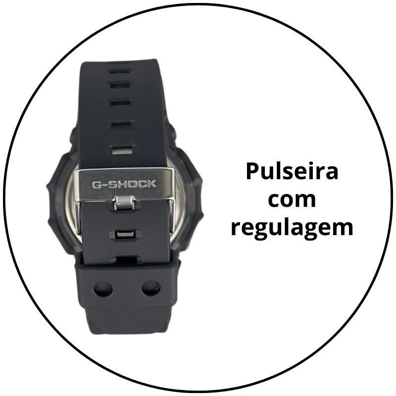relogio de pulso casio g shock digital analogico ga 010gb 1a9dr preto fosco visor claro descricao 3