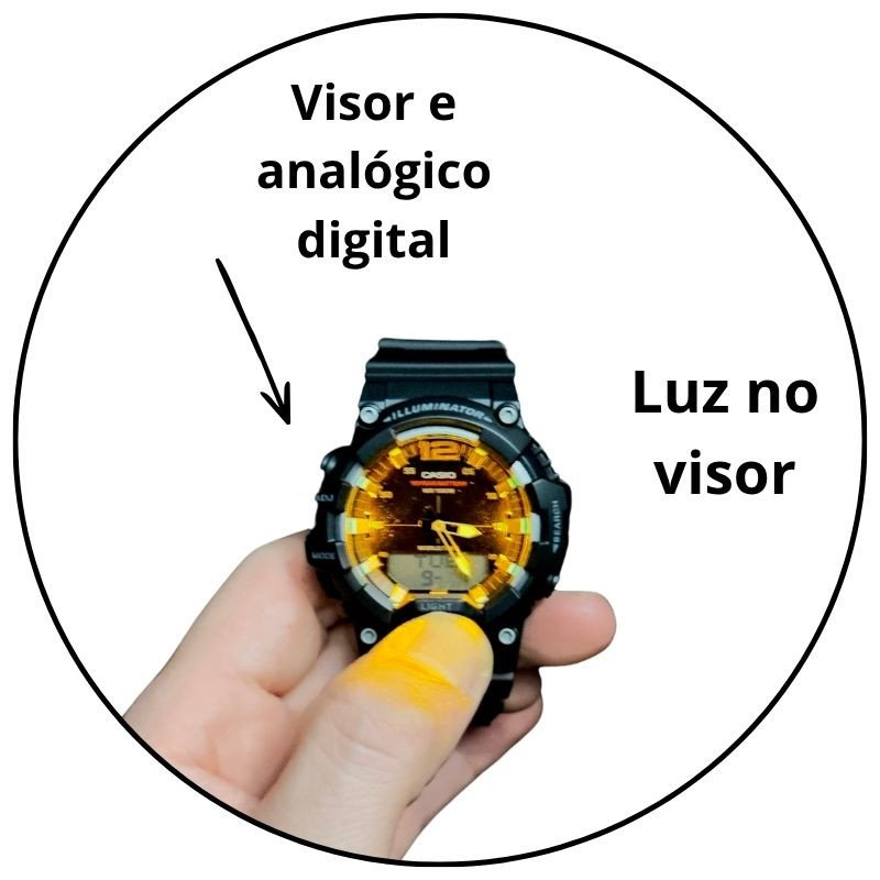 relogio de pulso casio standard analogico digital hdc 700 1avdf sc preto fosco cinza descricao 1