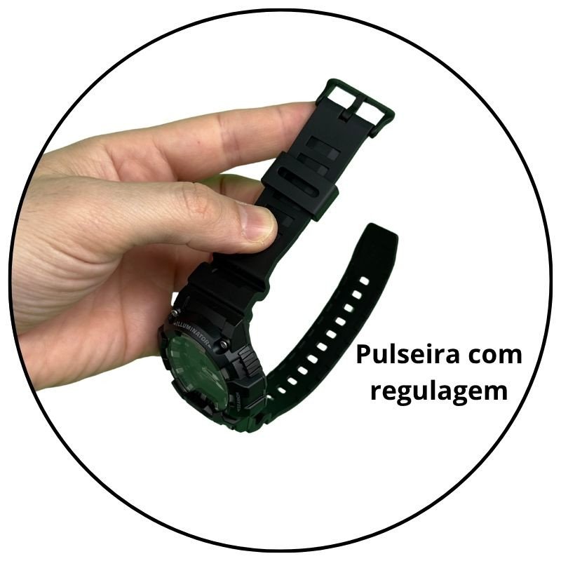 relogio de pulso casio standard analogico digital hdc 700 1avdf sc preto fosco cinza descricao 2