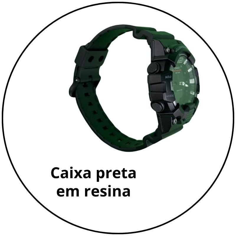 relogio de pulso casio standard analogico digital hdc 700 1avdf sc preto fosco cinza descricao 3